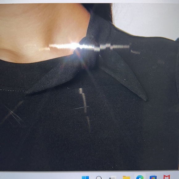 Unique Vintage 1950s Black Bow Sweetie Top - Picture 5 of 6